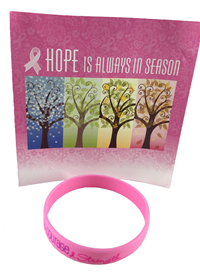 Pink Awareness "Hope" Bracelet