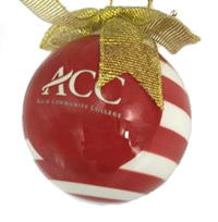 ACC Ceramic 3D Christmas Bulb Ornament